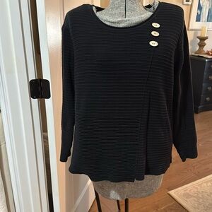 Habitat Black Cotton Sweater